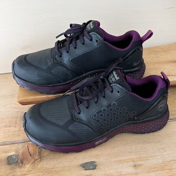Timberland PRO Women's Reaxion‎ Composite Safety Toe Athletic 7.5 Purple Work - Picture 6 of 8